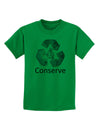 Water Conservation Text Childrens T-Shirt by TooLoud-Childrens T-Shirt-TooLoud-Kelly-Green-X-Small-Davson Sales