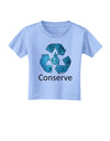 Water Conservation Text Toddler T-Shirt by TooLoud-Toddler T-Shirt-TooLoud-Aquatic-Blue-2T-Davson Sales