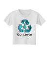 Water Conservation Text Toddler T-Shirt by TooLoud-Toddler T-Shirt-TooLoud-White-2T-Davson Sales