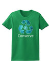 Water Conservation Text Womens Dark T-Shirt by TooLoud-Womens T-Shirt-TooLoud-Kelly-Green-X-Small-Davson Sales