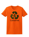 Water Conservation Text Womens T-Shirt by TooLoud-Womens T-Shirt-TooLoud-Orange-X-Small-Davson Sales