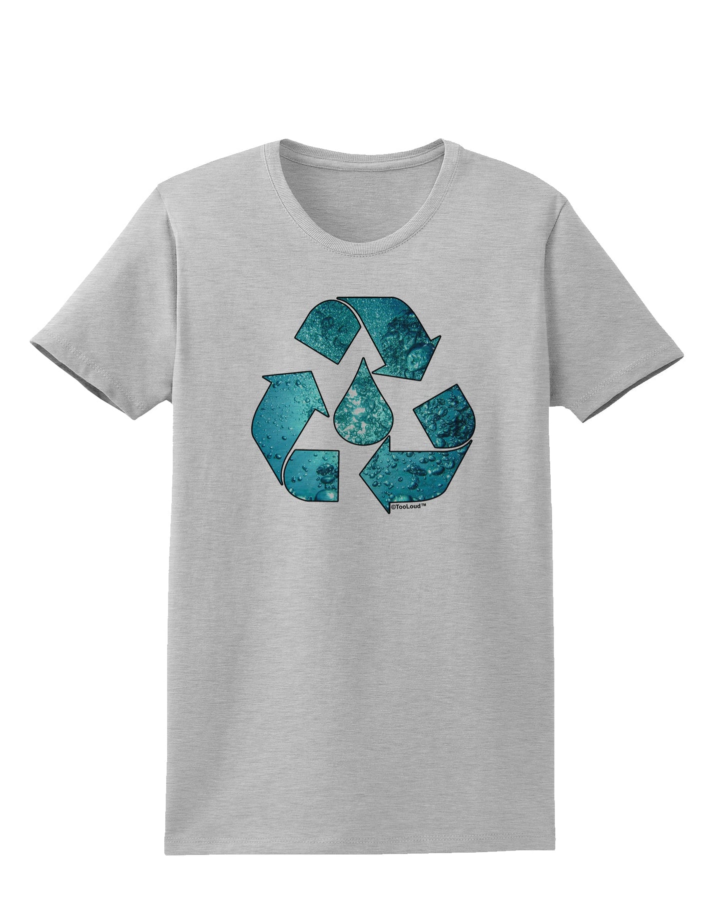 Water Conservation Womens T-Shirt by TooLoud-Womens T-Shirt-TooLoud-AshGray-X-Small-Davson Sales
