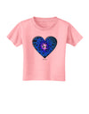 Water Droplet Heart Blue Toddler T-Shirt by TooLoud-Toddler T-Shirt-TooLoud-Candy-Pink-2T-Davson Sales