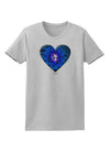 Water Droplet Heart Blue Womens T-Shirt by TooLoud-Womens T-Shirt-TooLoud-AshGray-X-Small-Davson Sales