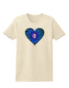 Water Droplet Heart Blue Womens T-Shirt by TooLoud-Womens T-Shirt-TooLoud-Natural-X-Small-Davson Sales