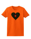 Water Droplet Heart Blue Womens T-Shirt by TooLoud-Womens T-Shirt-TooLoud-Orange-X-Small-Davson Sales