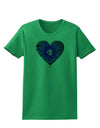 Water Droplet Heart Blue Womens T-Shirt by TooLoud-Womens T-Shirt-TooLoud-Kelly-Green-X-Small-Davson Sales