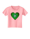 Water Droplet Heart Green Toddler T-Shirt by TooLoud-Toddler T-Shirt-TooLoud-Candy-Pink-2T-Davson Sales