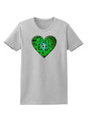 Water Droplet Heart Green Womens T-Shirt by TooLoud-Womens T-Shirt-TooLoud-AshGray-X-Small-Davson Sales