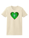 Water Droplet Heart Green Womens T-Shirt by TooLoud-Womens T-Shirt-TooLoud-Natural-X-Small-Davson Sales