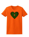 Water Droplet Heart Green Womens T-Shirt by TooLoud-Womens T-Shirt-TooLoud-Orange-X-Small-Davson Sales