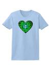 Water Droplet Heart Green Womens T-Shirt by TooLoud-Womens T-Shirt-TooLoud-Light-Blue-X-Small-Davson Sales