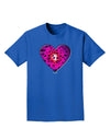 Water Droplet Heart Magenta Adult Dark T-Shirt by TooLoud-Mens T-Shirt-TooLoud-Royal-Blue-Small-Davson Sales