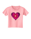 Water Droplet Heart Magenta Toddler T-Shirt by TooLoud-Toddler T-Shirt-TooLoud-Candy-Pink-2T-Davson Sales