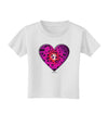 Water Droplet Heart Magenta Toddler T-Shirt by TooLoud-Toddler T-Shirt-TooLoud-White-2T-Davson Sales