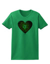 Water Droplet Heart Orange Womens T-Shirt by TooLoud-Womens T-Shirt-TooLoud-Kelly-Green-X-Small-Davson Sales