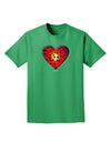 Water Droplet Heart Red Adult Dark T-Shirt by TooLoud-Mens T-Shirt-TooLoud-Kelly-Green-Small-Davson Sales