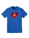 Water Droplet Heart Red Adult Dark T-Shirt by TooLoud-Mens T-Shirt-TooLoud-Royal-Blue-Small-Davson Sales