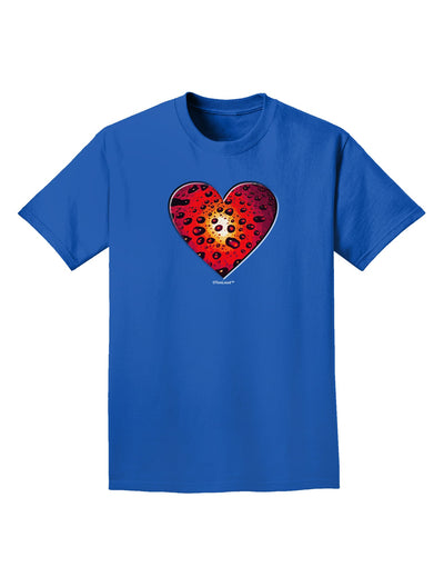 Water Droplet Heart Red Adult Dark T-Shirt by TooLoud-Mens T-Shirt-TooLoud-Royal-Blue-Small-Davson Sales