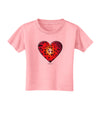 Water Droplet Heart Red Toddler T-Shirt by TooLoud-Toddler T-Shirt-TooLoud-Candy-Pink-2T-Davson Sales