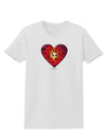 Water Droplet Heart Red Womens T-Shirt by TooLoud-Womens T-Shirt-TooLoud-White-X-Small-Davson Sales