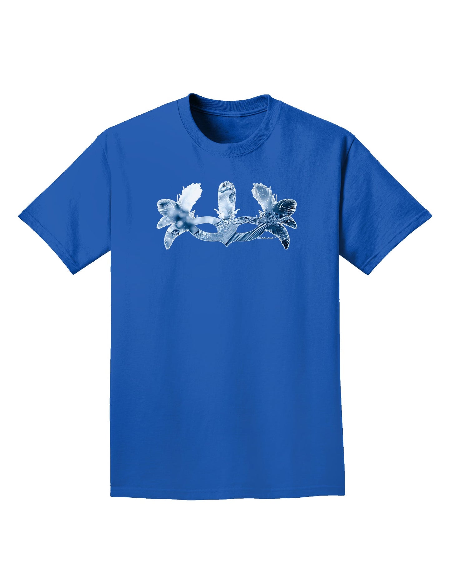Water Masquerade Mask Adult Dark T-Shirt by TooLoud-Mens T-Shirt-TooLoud-Royal-Blue-Small-Davson Sales