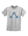 Water Molecule Childrens T-Shirt by TooLoud-Childrens T-Shirt-TooLoud-AshGray-X-Small-Davson Sales