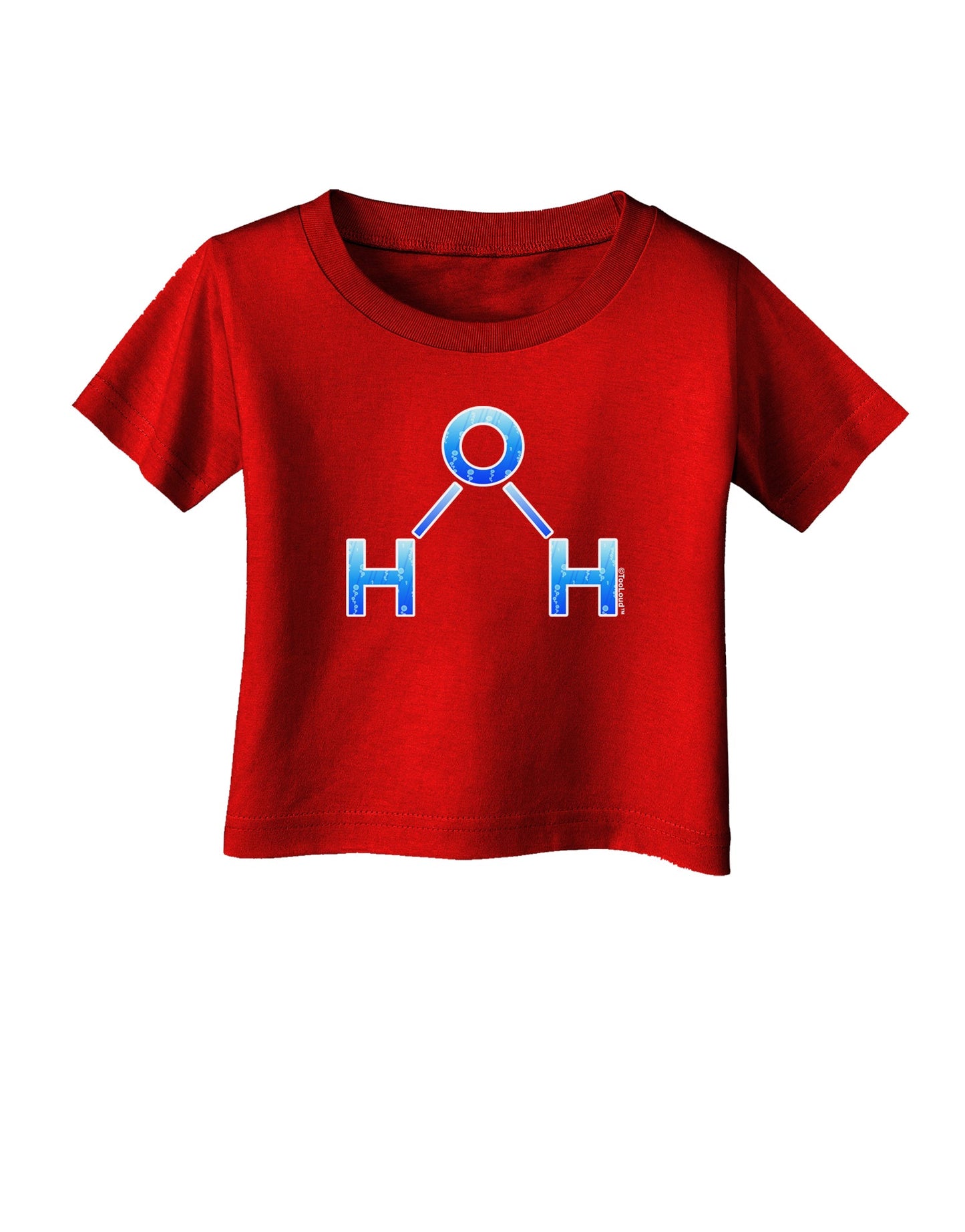 Water Molecule Infant T-Shirt Dark by TooLoud-Infant T-Shirt-TooLoud-Red-06-Months-Davson Sales