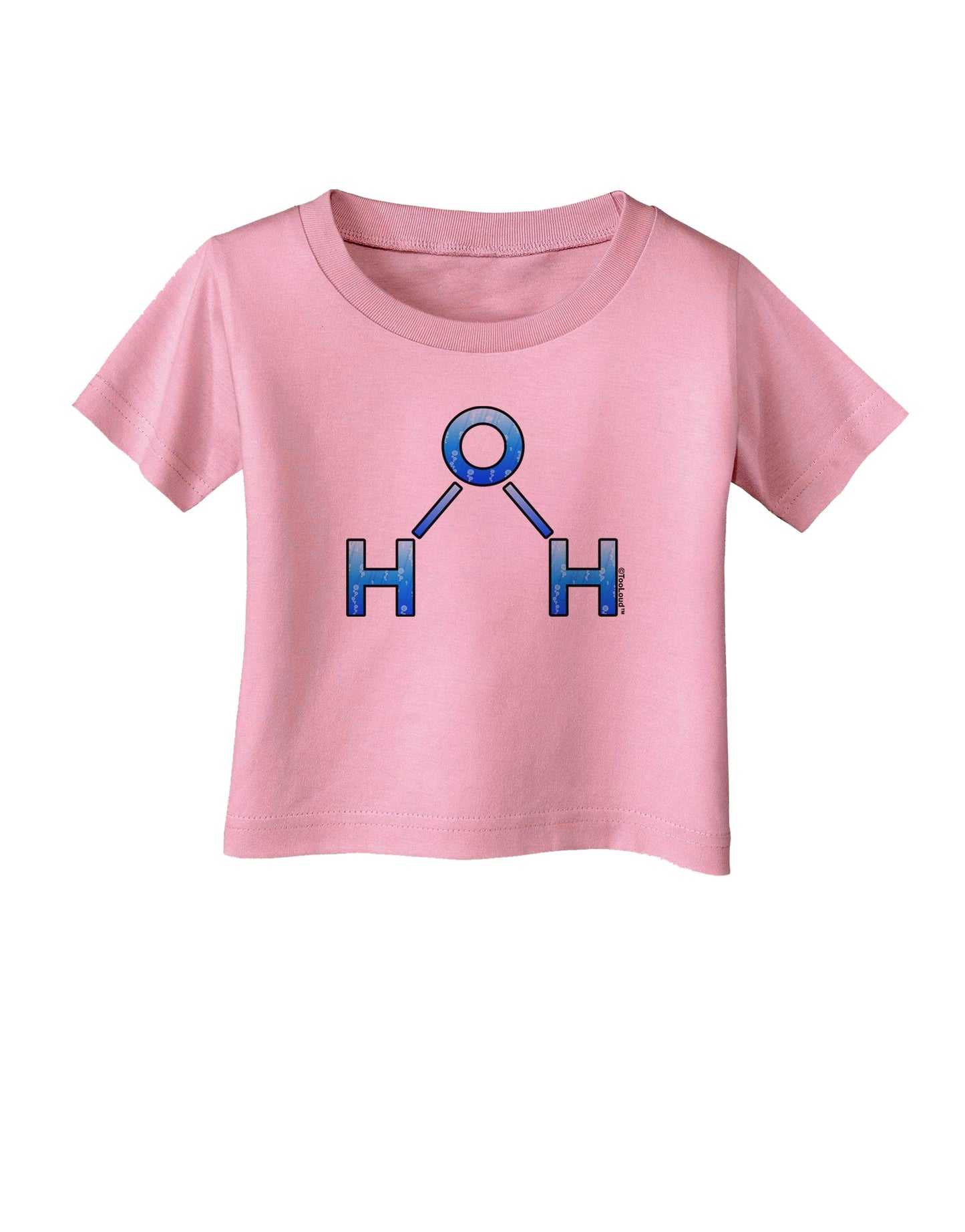 Water Molecule Infant T-Shirt by TooLoud-Infant T-Shirt-TooLoud-Candy-Pink-06-Months-Davson Sales