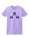 Water Molecule Text Womens T-Shirt by TooLoud-Womens T-Shirt-TooLoud-Lavender-X-Small-Davson Sales