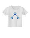 Water Molecule Toddler T-Shirt by TooLoud-Toddler T-Shirt-TooLoud-White-2T-Davson Sales