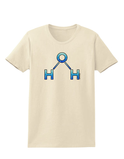 Water Molecule Womens T-Shirt by TooLoud-Womens T-Shirt-TooLoud-Natural-X-Small-Davson Sales