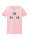 Water Molecule Womens T-Shirt by TooLoud-Womens T-Shirt-TooLoud-PalePink-X-Small-Davson Sales