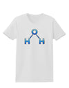 Water Molecule Womens T-Shirt by TooLoud-Womens T-Shirt-TooLoud-White-X-Small-Davson Sales