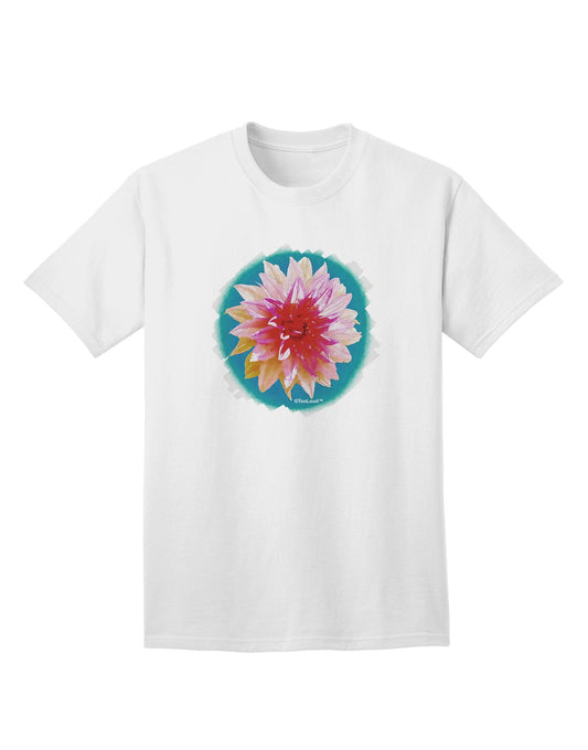 Watercolor Flower Adult T-Shirt-Mens T-Shirt-TooLoud-White-Small-Davson Sales