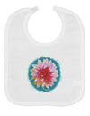 Watercolor Flower Baby Bib