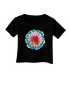 Watercolor Flower Infant T-Shirt Dark-Infant T-Shirt-TooLoud-Black-06-Months-Davson Sales