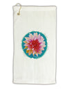 Watercolor Flower Micro Terry Gromet Golf Towel 11&#x22;x19-Golf Towel-TooLoud-White-Davson Sales