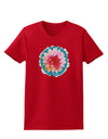 Watercolor Flower Womens Dark T-Shirt-TooLoud-Red-X-Small-Davson Sales