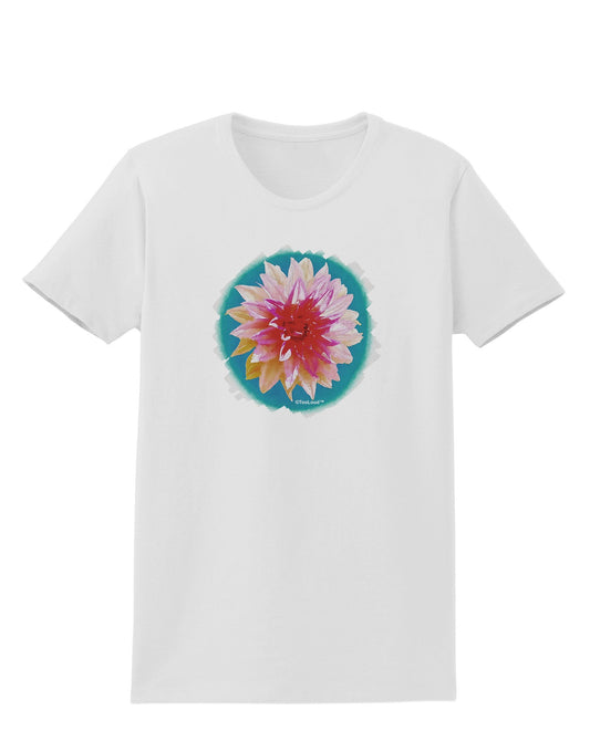 Watercolor Flower Womens T-Shirt-Womens T-Shirt-TooLoud-White-X-Small-Davson Sales