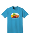 Watercolor Fruit Bowl 1 Adult Dark T-Shirt-Mens T-Shirt-TooLoud-Turquoise-Small-Davson Sales