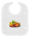 Watercolor Fruit Bowl 1 Baby Bib