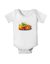 Watercolor Fruit Bowl 1 Baby Romper Bodysuit-Baby Romper-TooLoud-White-06-Months-Davson Sales