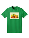 Watercolor Fruit Bowl 2 Adult Dark T-Shirt-Mens T-Shirt-TooLoud-Kelly-Green-Small-Davson Sales