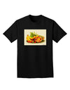 Watercolor Fruit Bowl 2 Adult Dark T-Shirt-Mens T-Shirt-TooLoud-Black-Small-Davson Sales