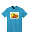 Watercolor Fruit Bowl 2 Adult Dark T-Shirt-Mens T-Shirt-TooLoud-Turquoise-Small-Davson Sales