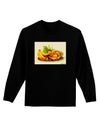 Watercolor Fruit Bowl 2 Adult Long Sleeve Dark T-Shirt-TooLoud-Black-Small-Davson Sales