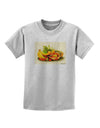 Watercolor Fruit Bowl 2 Childrens T-Shirt-Childrens T-Shirt-TooLoud-AshGray-X-Small-Davson Sales