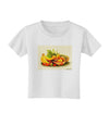 Watercolor Fruit Bowl 2 Toddler T-Shirt-Toddler T-Shirt-TooLoud-White-2T-Davson Sales