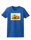 Watercolor Fruit Bowl 2 Womens Dark T-Shirt-TooLoud-Royal-Blue-X-Small-Davson Sales